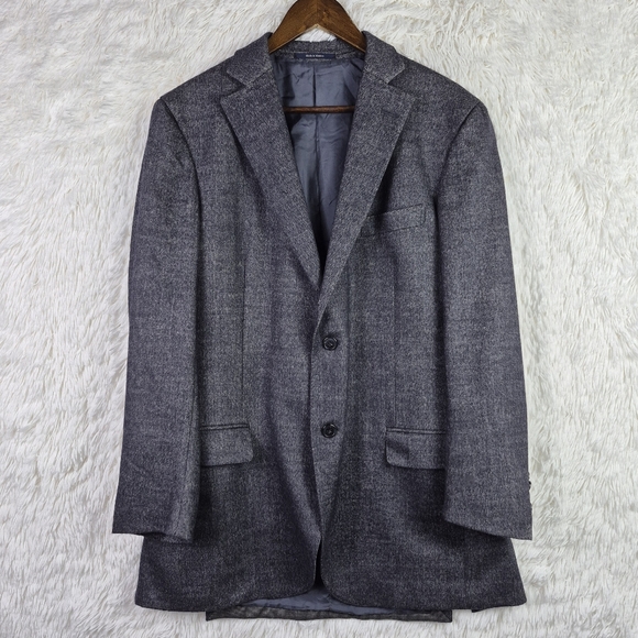 Z Zegna Other - Ermenegildo "Z" Zegna Light 42L Charcoal Soft Wool Cashmere Blazer Quiet Luxury
